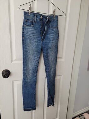 Denim Forum Lola High Rise Skinny Crop